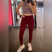 Lululemon Align High Rise 28” Red Merlot Leggings Size 4