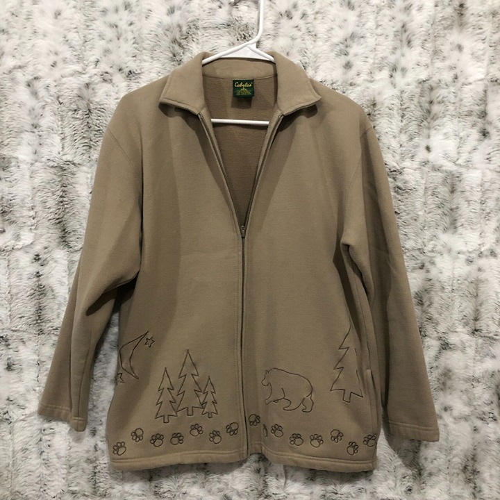 Cabela s Embroidered Fleece Jackets for Women Mercari