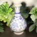 Vintage Chinese Asian Estate Blue White Vase