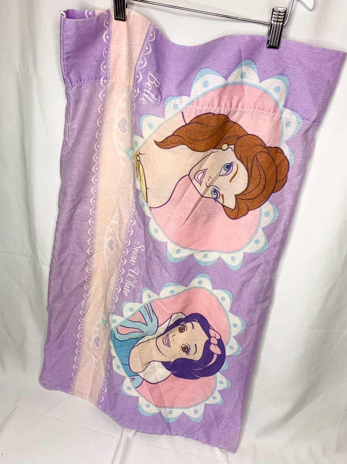HTF Vintage Disney Princess Pillowcase