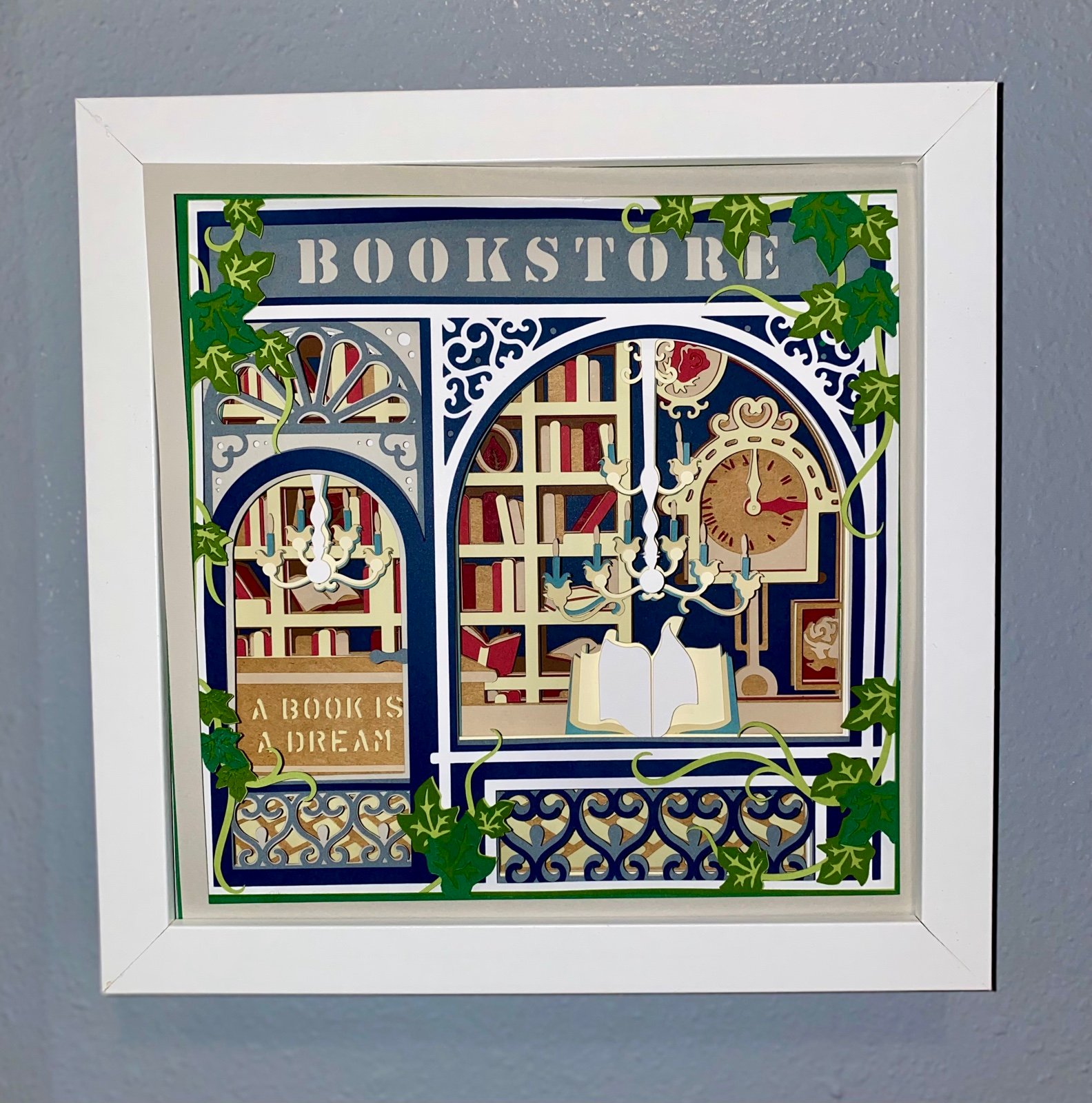 3D A Book Is A Dream Shadowbox