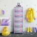 Kids Dresser with 5 Drawers - Storage Chest Organizer Nightstand