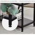 CompuComputer Desk with Shelves Home Office Gaming Table Workstation, Wood Grain