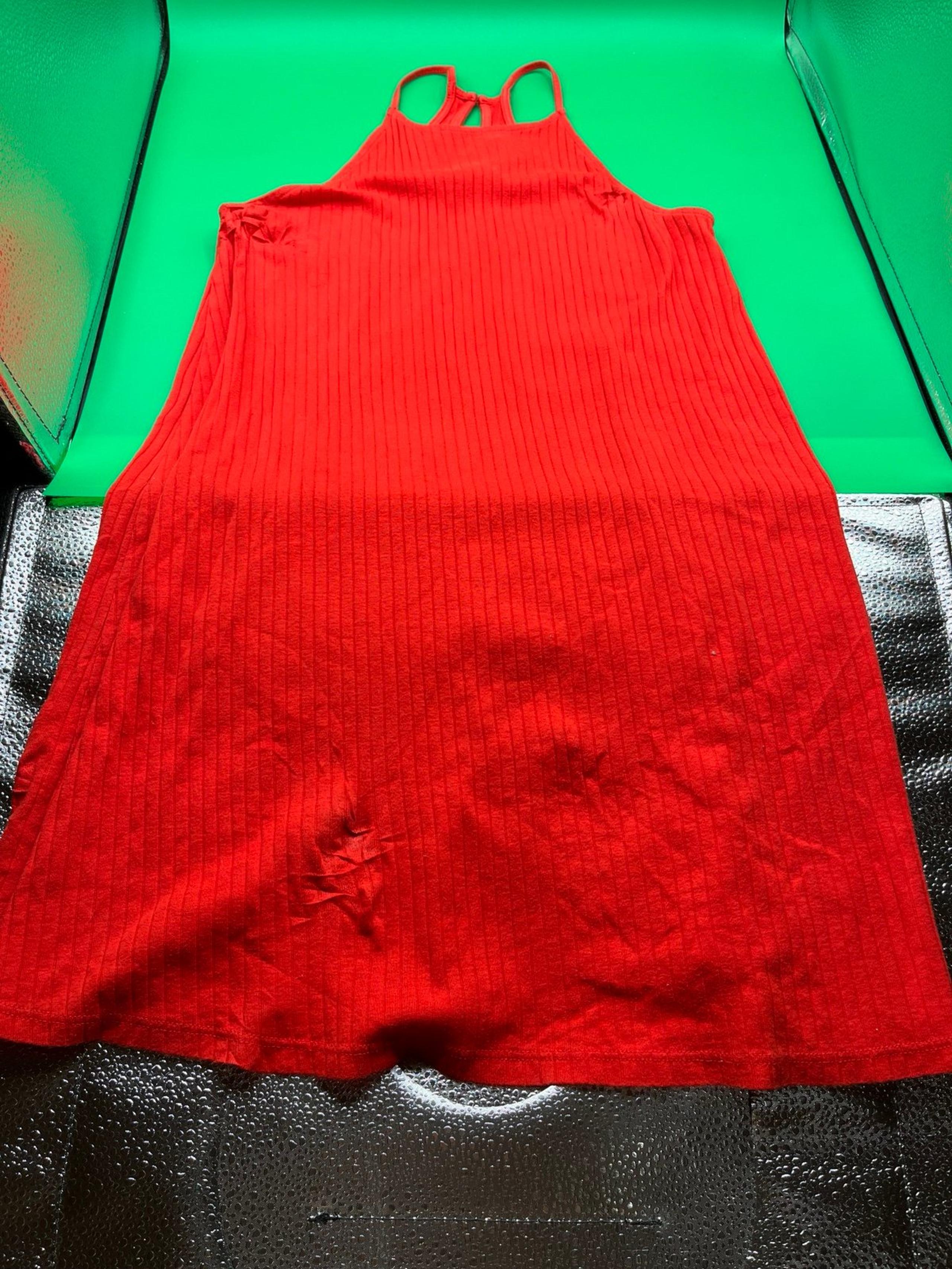 Top Shop red mini dress size 6