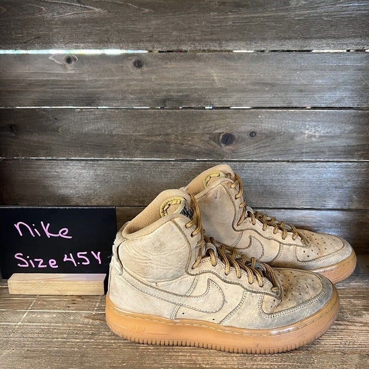 Kids Childrens Nike Air Force 1 High Flax Weather Shoes Sneakers Size 4.5 Y