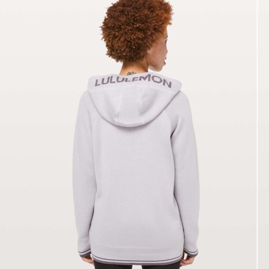 Lululemon Soothe Away Hoodie Sz 2 Stargaze Graphite Purple Cashlu 222