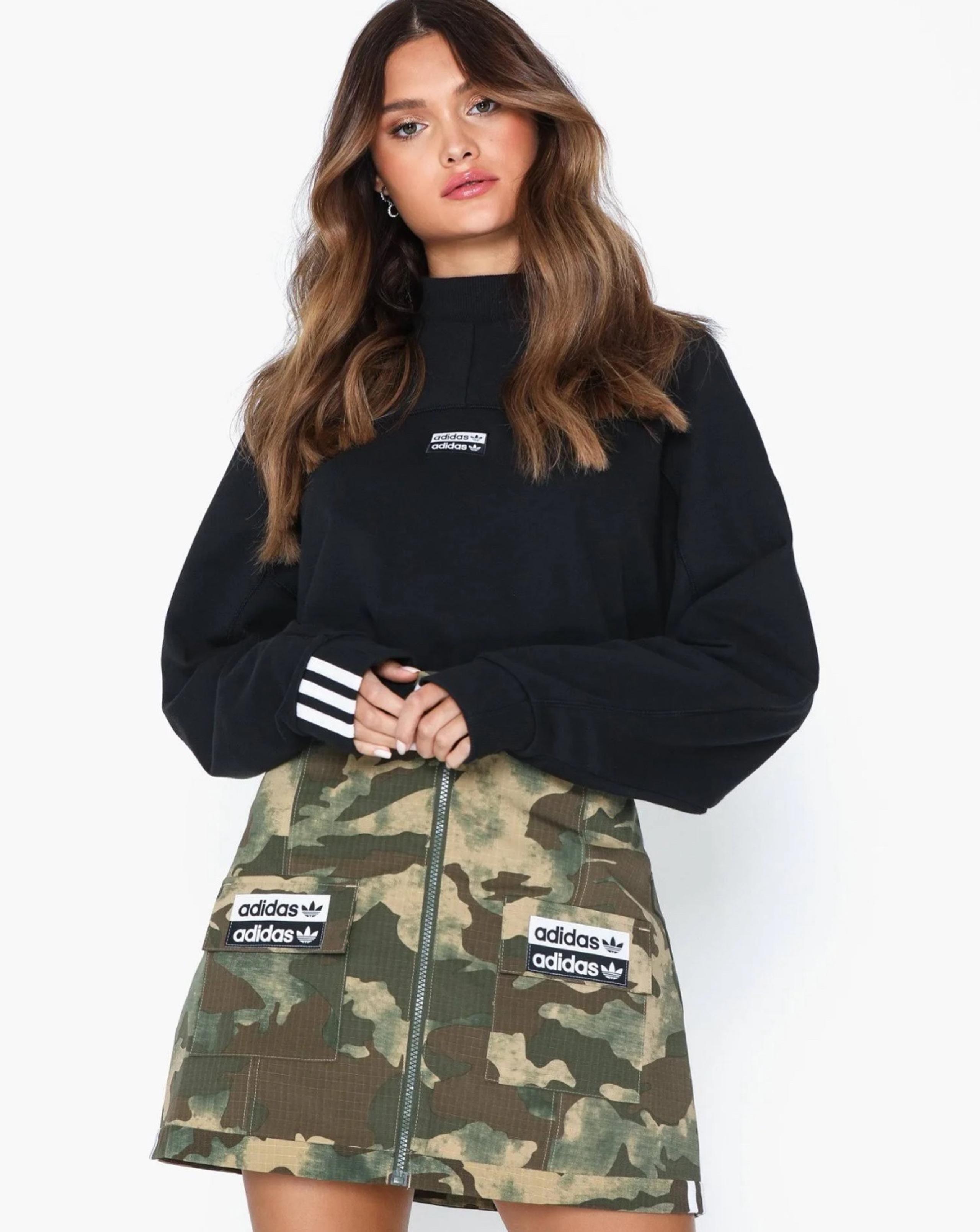 adidas Camo Logo Mini Skirt Hemp/Earth Green/Base Green/Cargo Brown MEDIUM