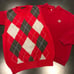 OSU Ohio State Buckeyes Vesi Sportswear Sweater & Argyle Walter Hagen Vest