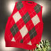 OSU Ohio State Buckeyes Vesi Sportswear Sweater & Argyle Walter Hagen Vest