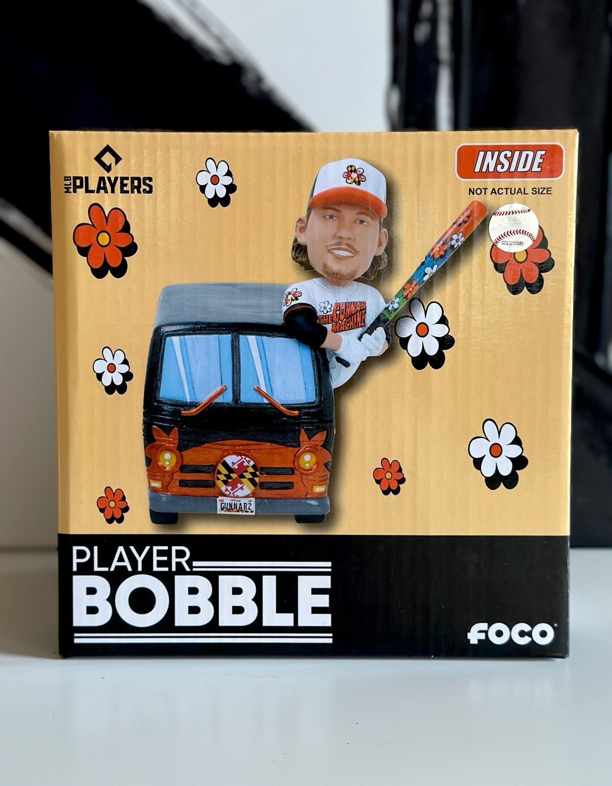 Gunnar Henderson Baltimore Orioles The Gunnar Machine Van Bobblehead FOCO NEW