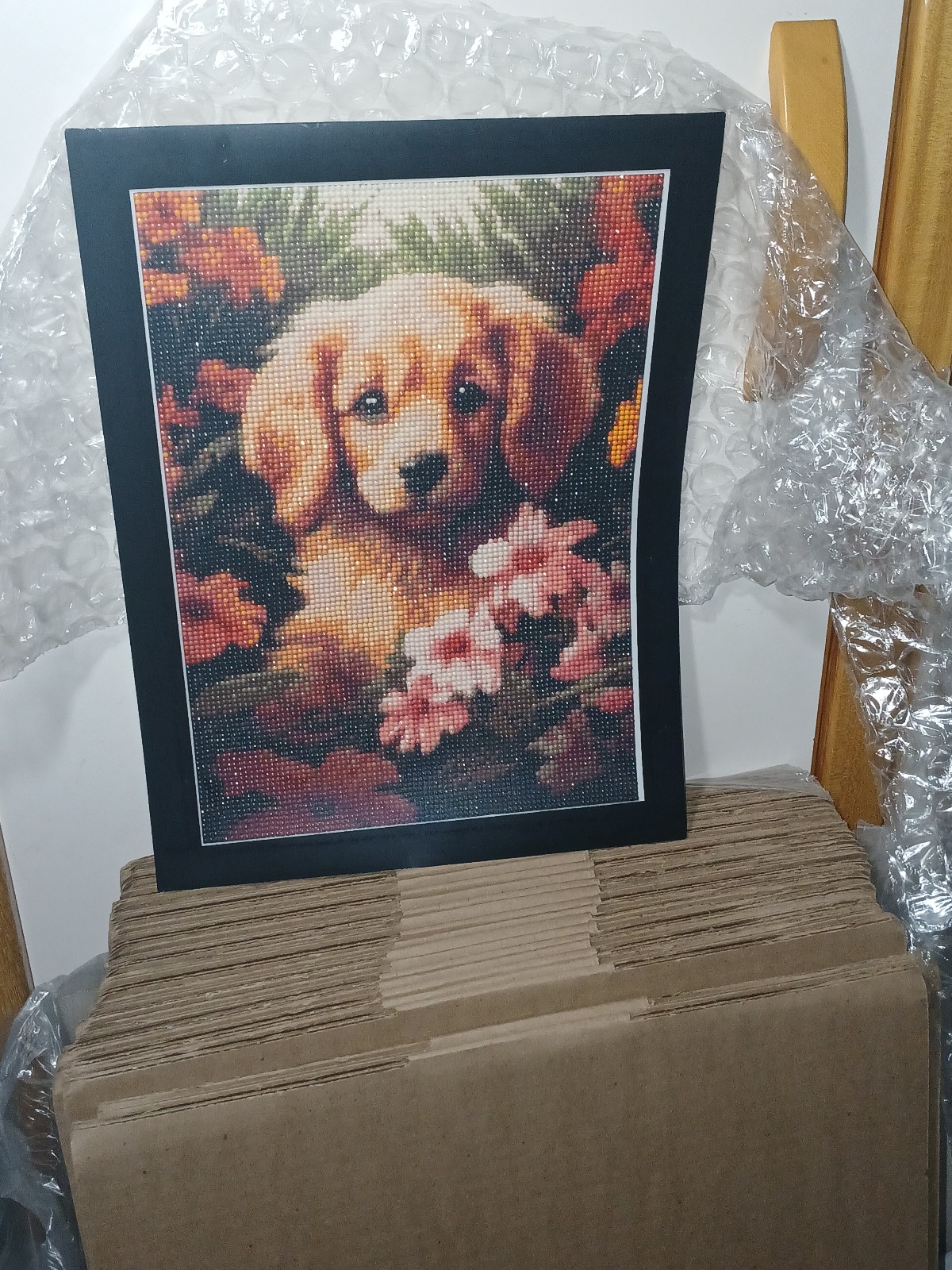 Finished diamond painting