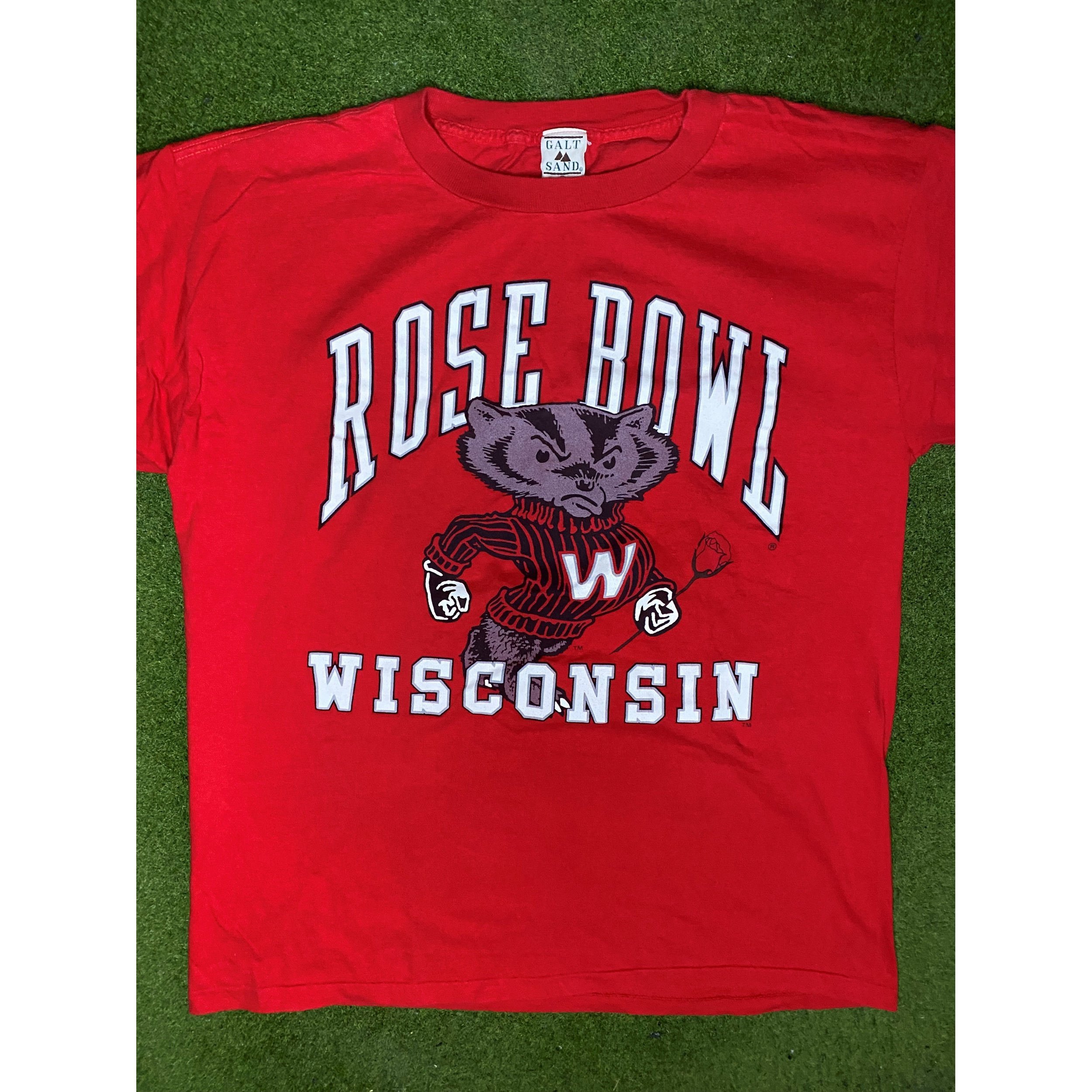 1994 Wisconsin Badgers - Rose Bowl - Vintage College T-Shirt (Large)