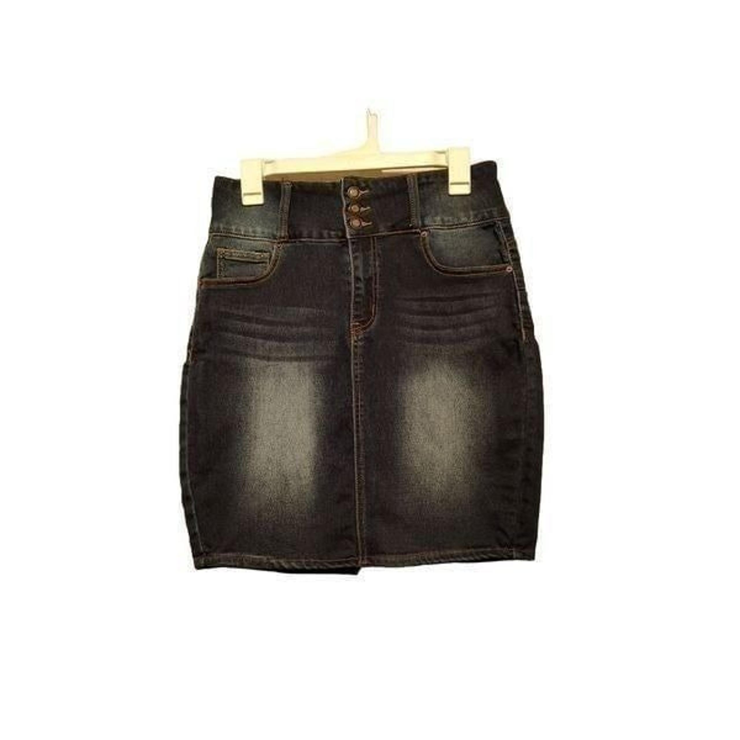 Angel Kiss stretchy denim mini skirt large