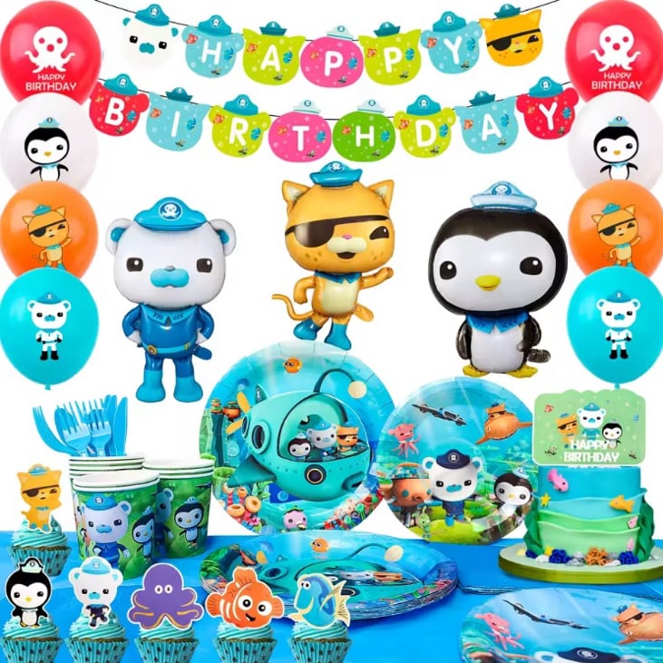 Octonauts Birthday Party Supplies | 100pc Set | New