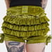 RARE forest ink flora green velvet bloomer shorts fairy fairycore renaissance