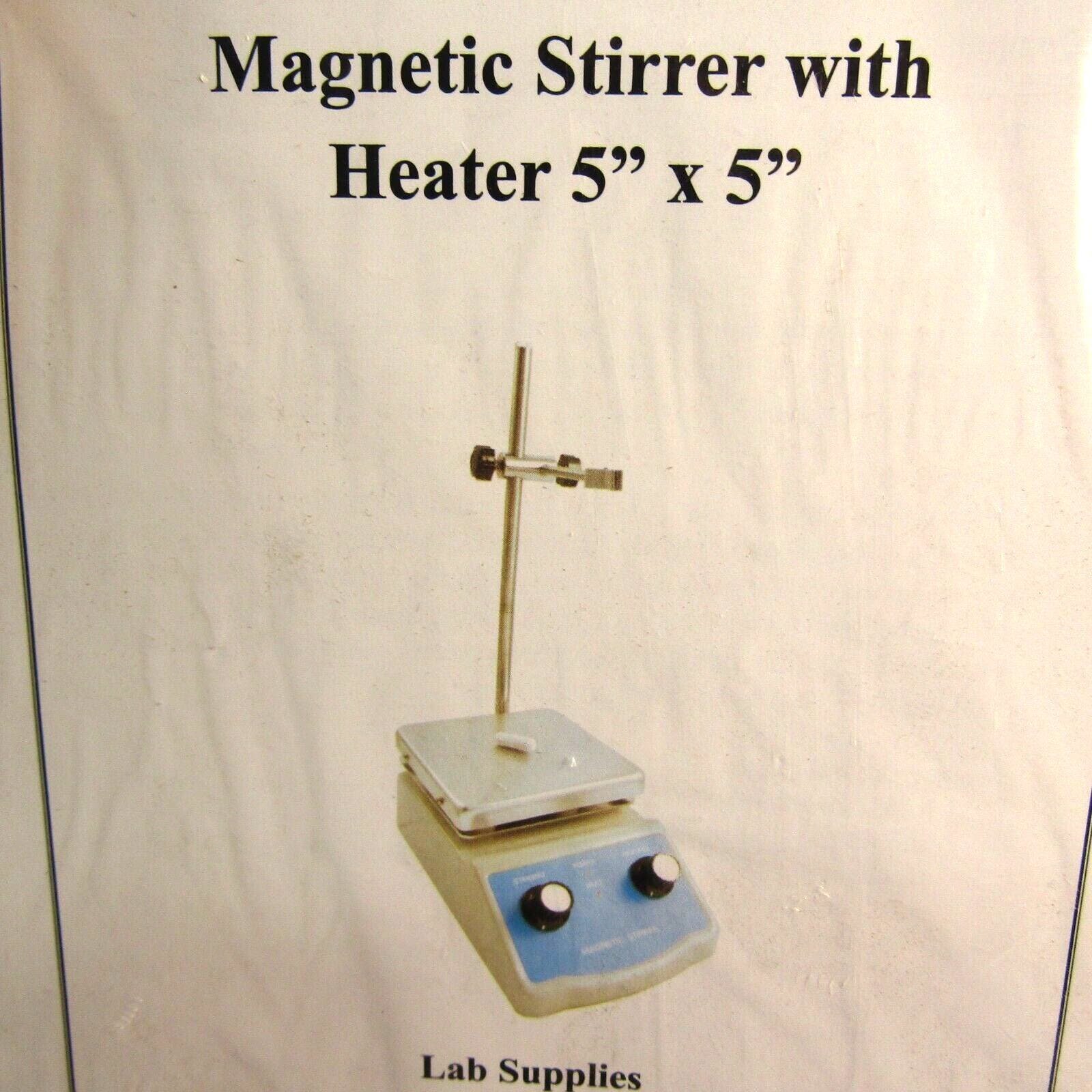 American Scientific Magnetic Stirrer with Heater 5 x 5 Model SH-3 NEW