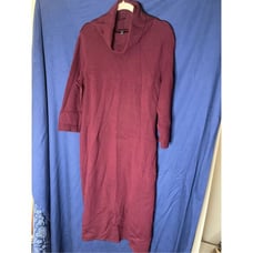 Talbots Burgundy Sweater Dress L