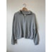 Aerie Grey Waffle Quarter Zip Sweatshirt – Size XL