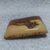 Irish Setter Hunting Dog With Catch Wood Buckle Enamel Cover Excellent Condition