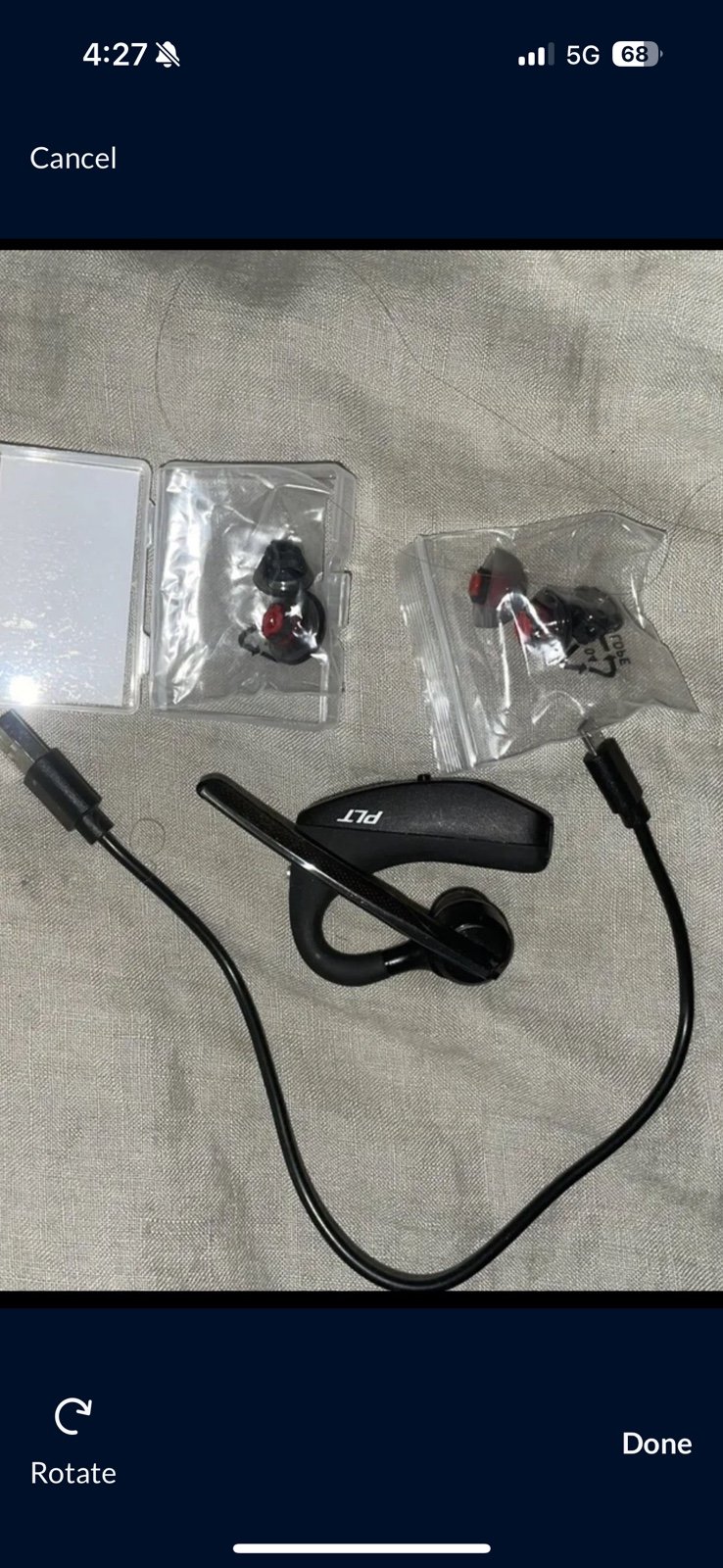 POLY Plantronics Voyager 5200 Premium Wireless Bluetooth Headset/Headphone Black