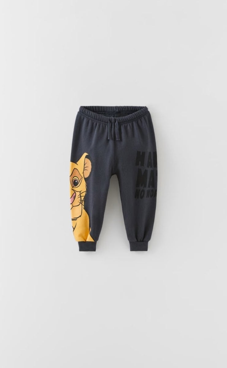 ZARA Disney Lion King plush joggers store 4-5 years
