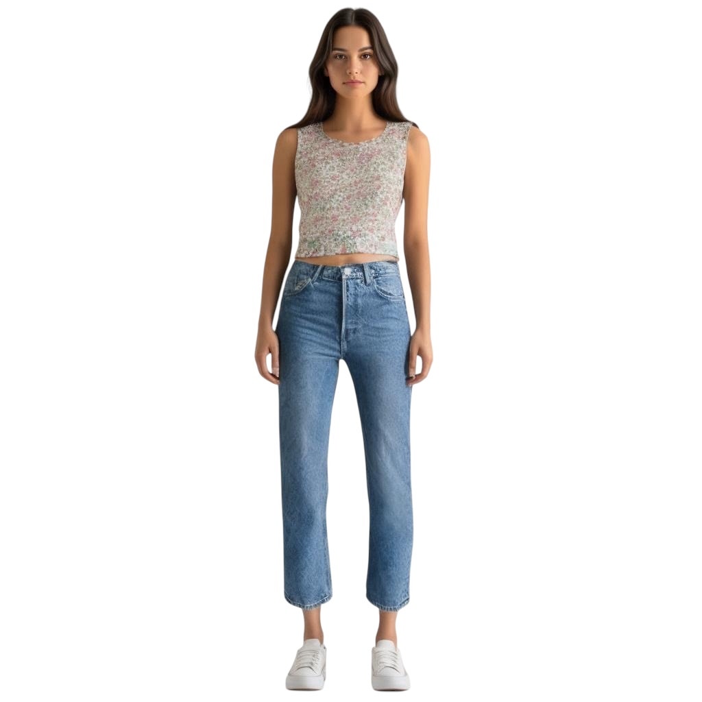Reformation Juliet High Rise Straight Relaxed Jeans in Malta size 26