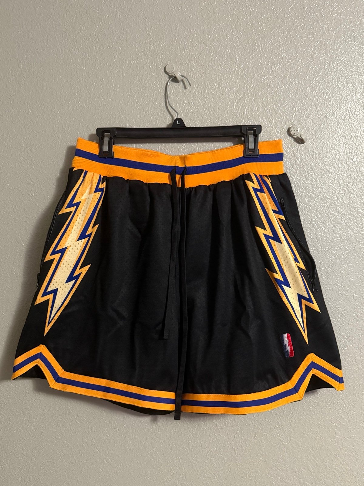 Collect and Select LARGE BLACK BOLT SWINGMAN SHORTS