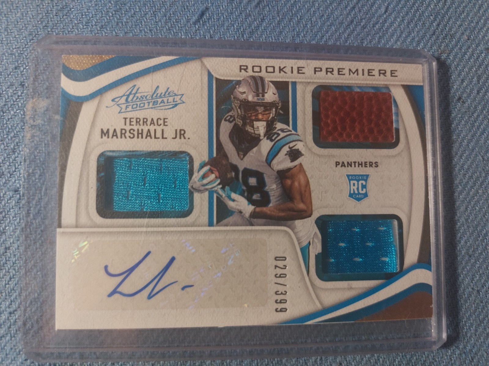 Terrace Marshall Jr rookie premiere 029/399 absolute 2021 no.220 (PWE1895)