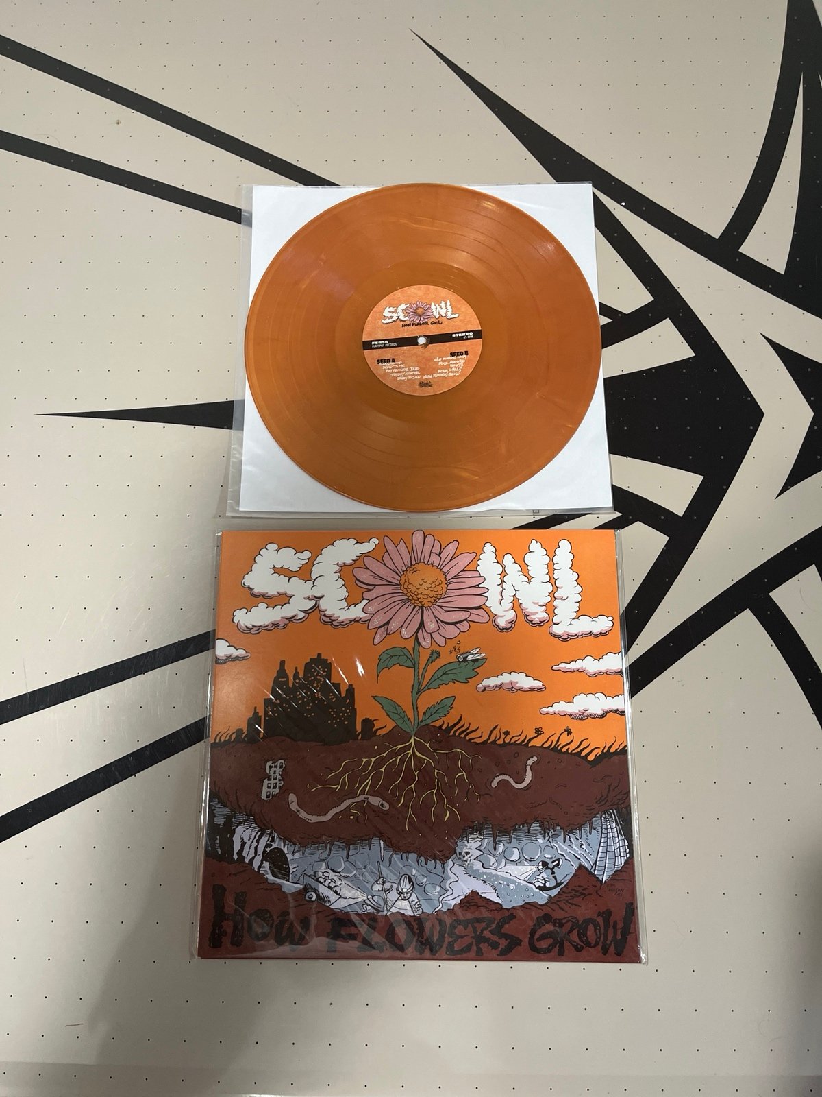 Scowl How Flowers Grow x/300 Copper Swirl Vinyl LP New Mint Rock Punk Sold out