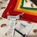 NWT Coach Coach Rainbow Print Silk Bandana CJ712