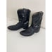 Vintage Laredo Made in USA Leather Cowboy Western Black Riding Mens Boots 13 D
