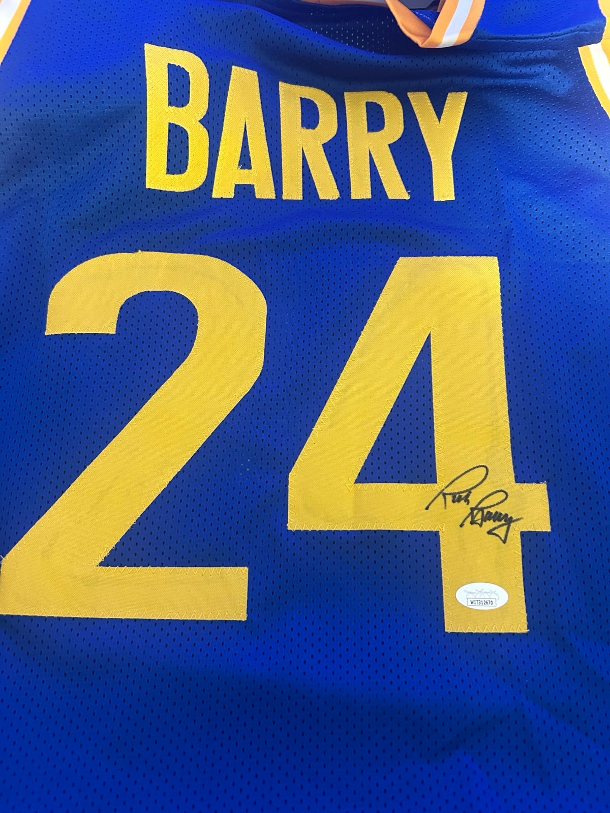 Rick Barry Signed Golden State Warriors Jersey Mens Size XL JSA COA Autograph