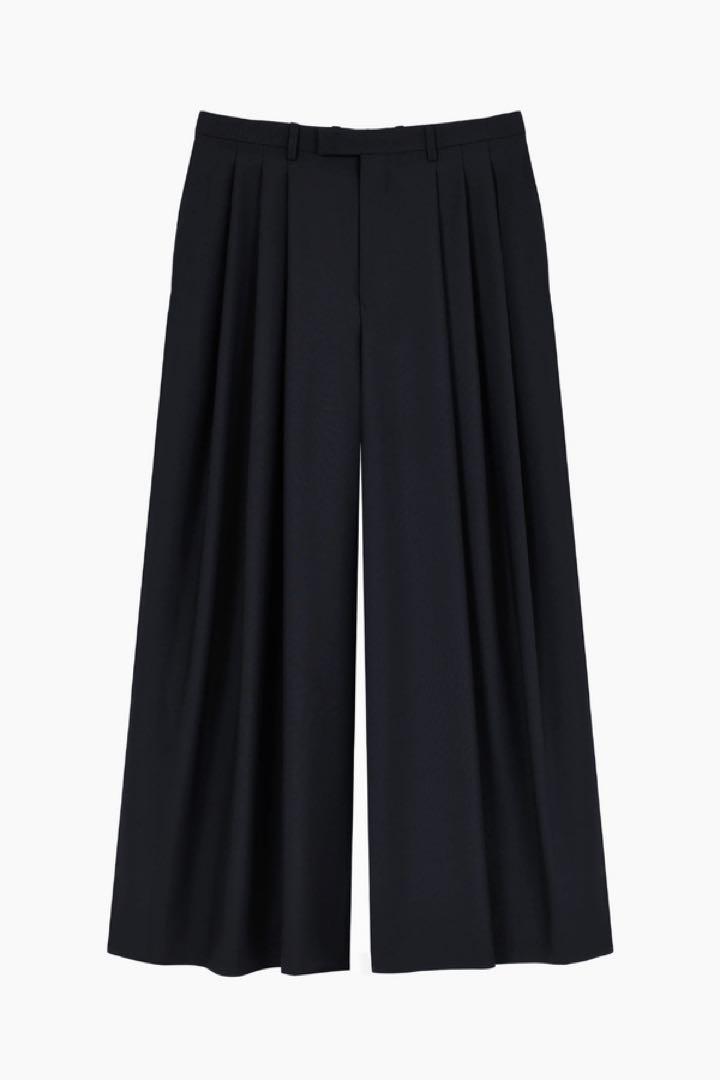 LAD MUSICIAN 3TUCK CROPPED WIDE SLACKS