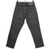 6397 Shorty Jeans High Rise Crop SIZE 24 OD Grey Button Fly Made in Italy
