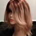 100% Hand tied/Human Hair - golden blonde wig