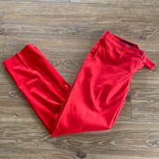 Les Copains Red Capri Pants