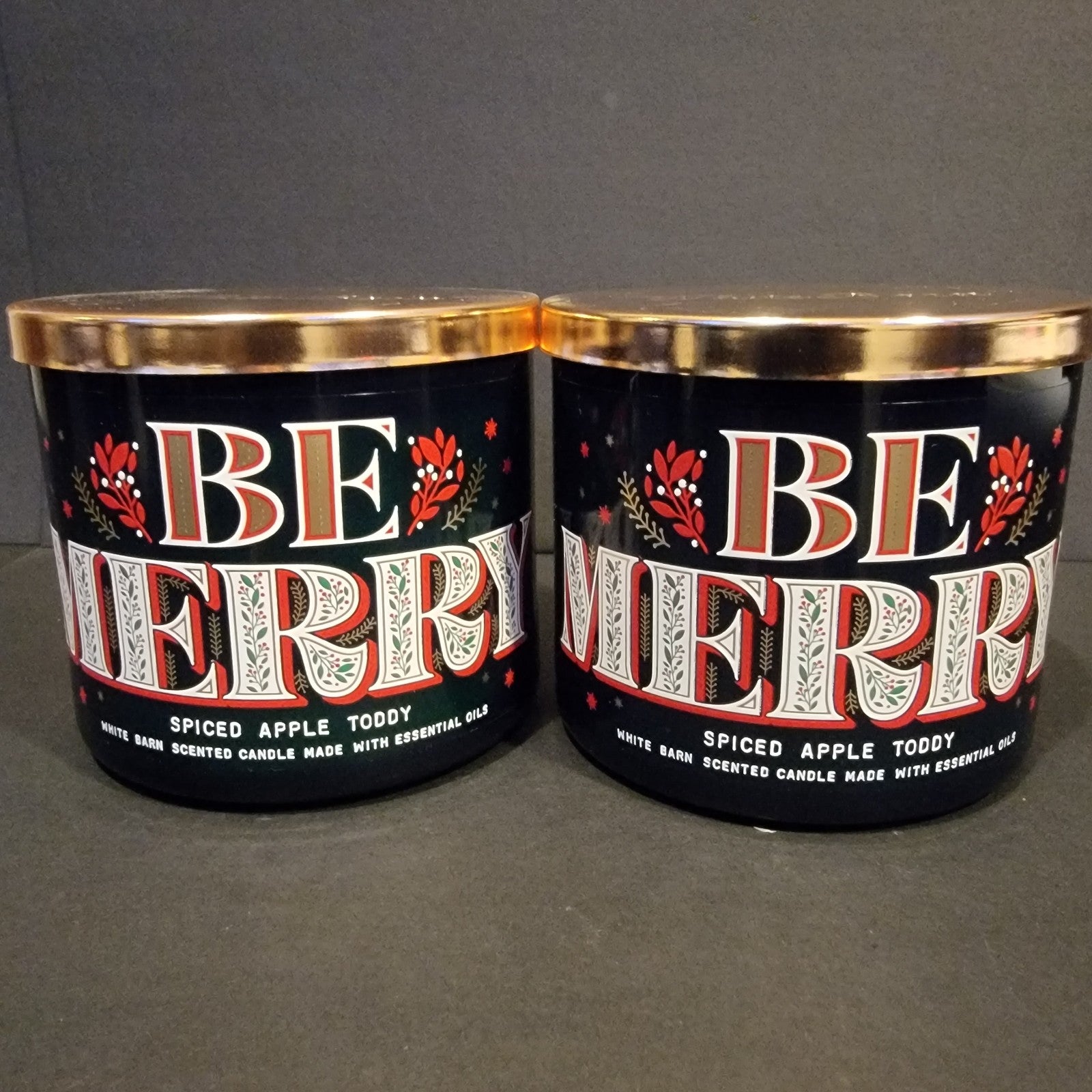 Spiced Apple Toddy 3-wick Candles Bath and Body Works 2-pack Large 14.5oz Candle