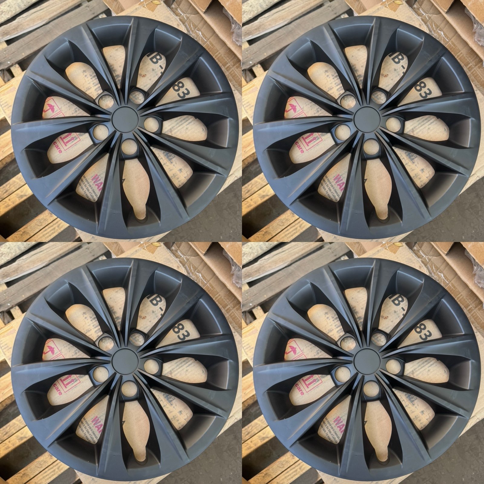 4 Pcs 16 Wheel Cover 10 Spoke Hubcaps for 2015 2016 2017 Toyota Camry Hybrid