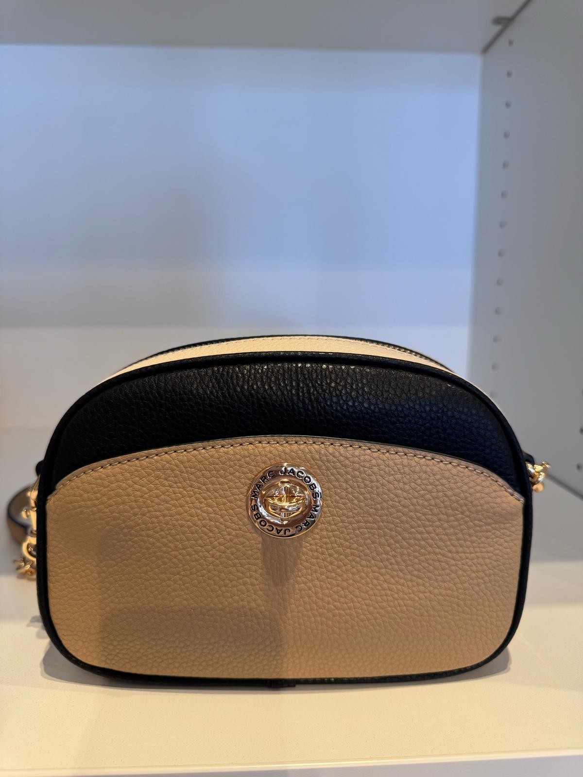 Marc Jacobs Turnlock Leather Camera Bag