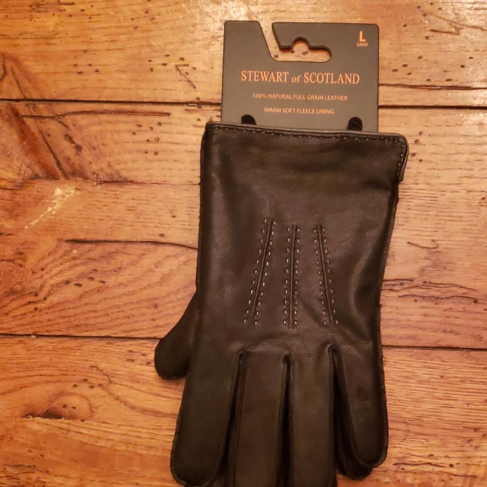 NEW - STEWART OF SCOTLAND 100% Full Grain Leather