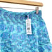 Vineyard Vines Tang Fish Smocked Skirt Crystal Blue size M NWT