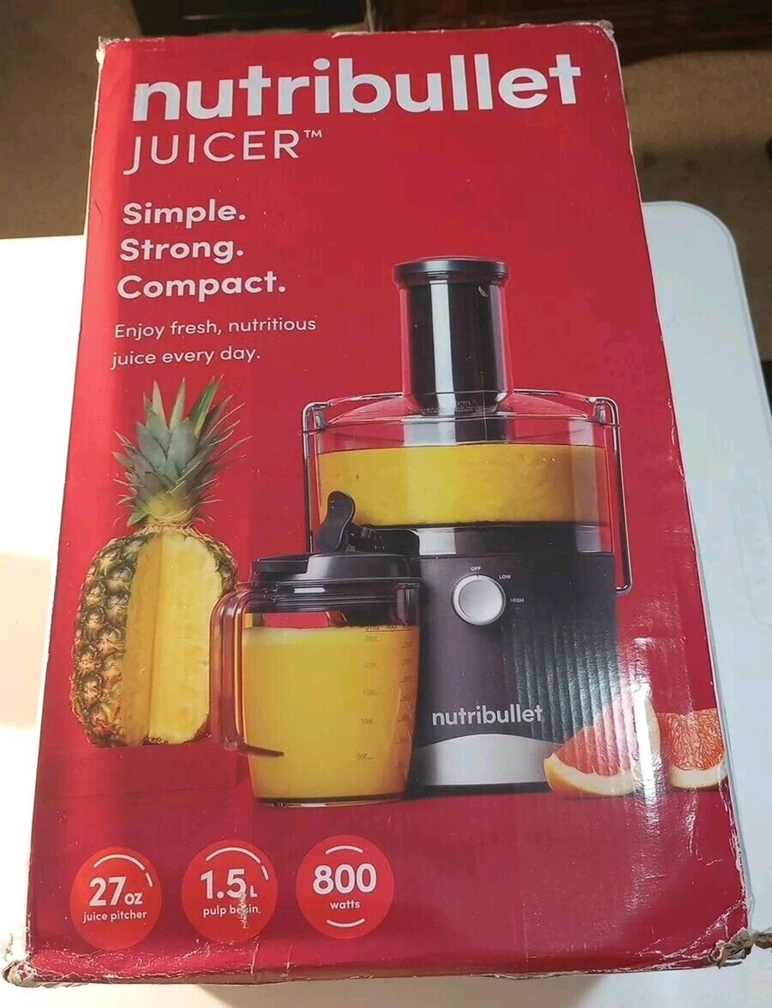 Nutribullet 2-Speed Electric Juicer 27oz. 800 Watts
