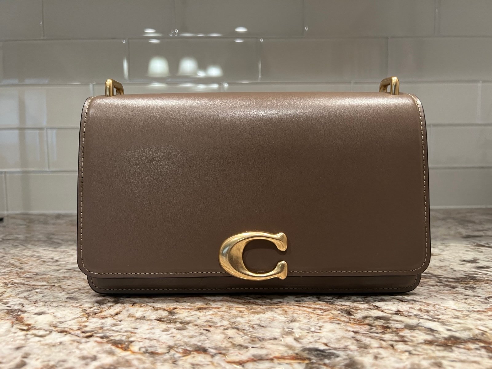 Coach Bandit Shoulder Bag in Dark Stone [CC410]