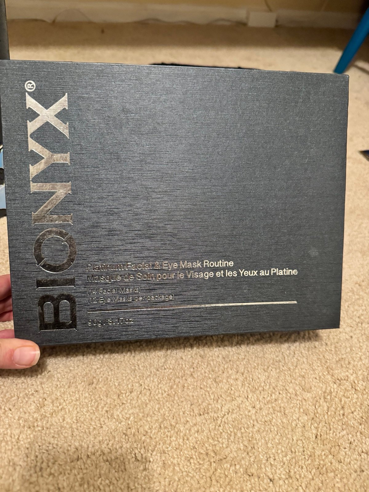 Bionyx Platunum Facial & Eye Mask Routine