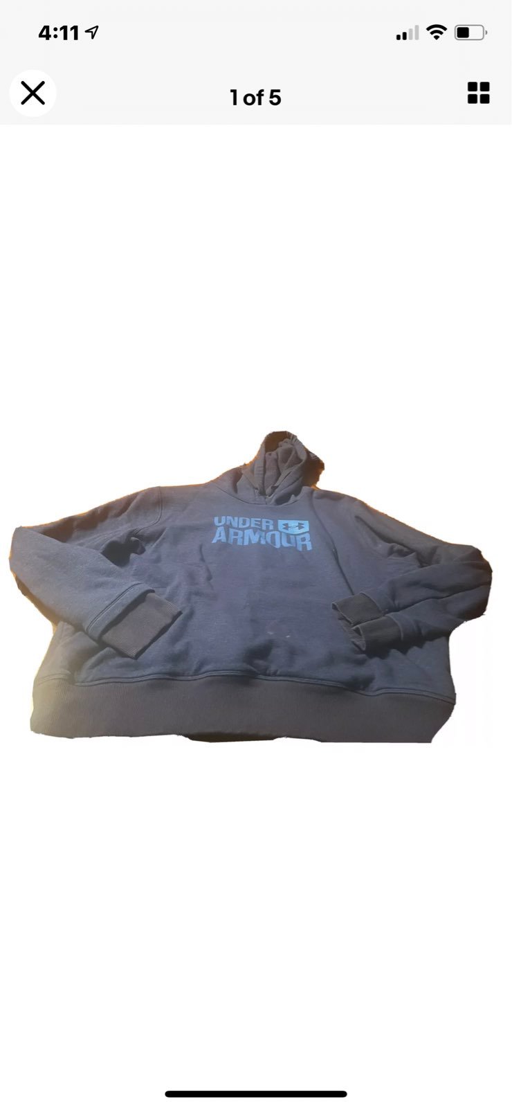 Under Armour Womens Royal Blue Hoodie! X