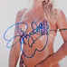 Pamela Anderson Signed / Autographed 8x10 Vintage Photo JSA COA Playboy Baywatch