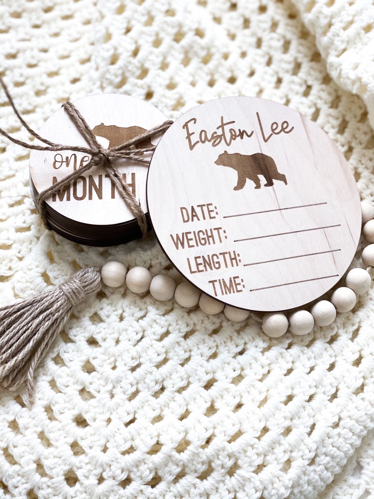 Woodlands milestones and birth Announcem