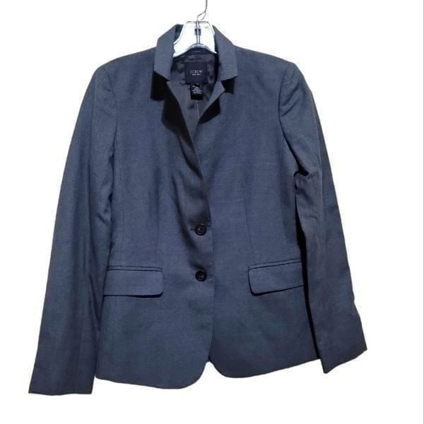 J. Crew Women's Gray Wool Blazer Size 4