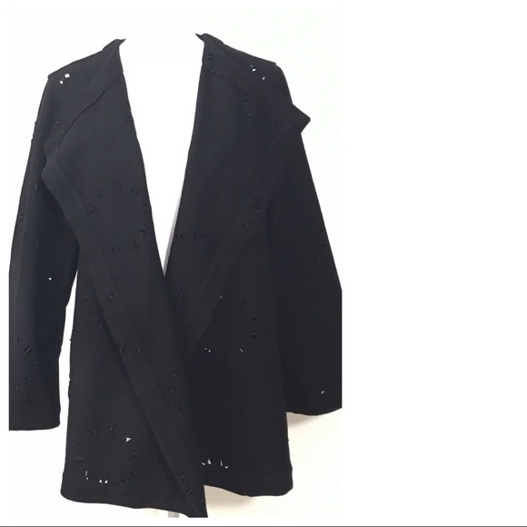 Ischiko Wool Open Front Jacket Lagenlook