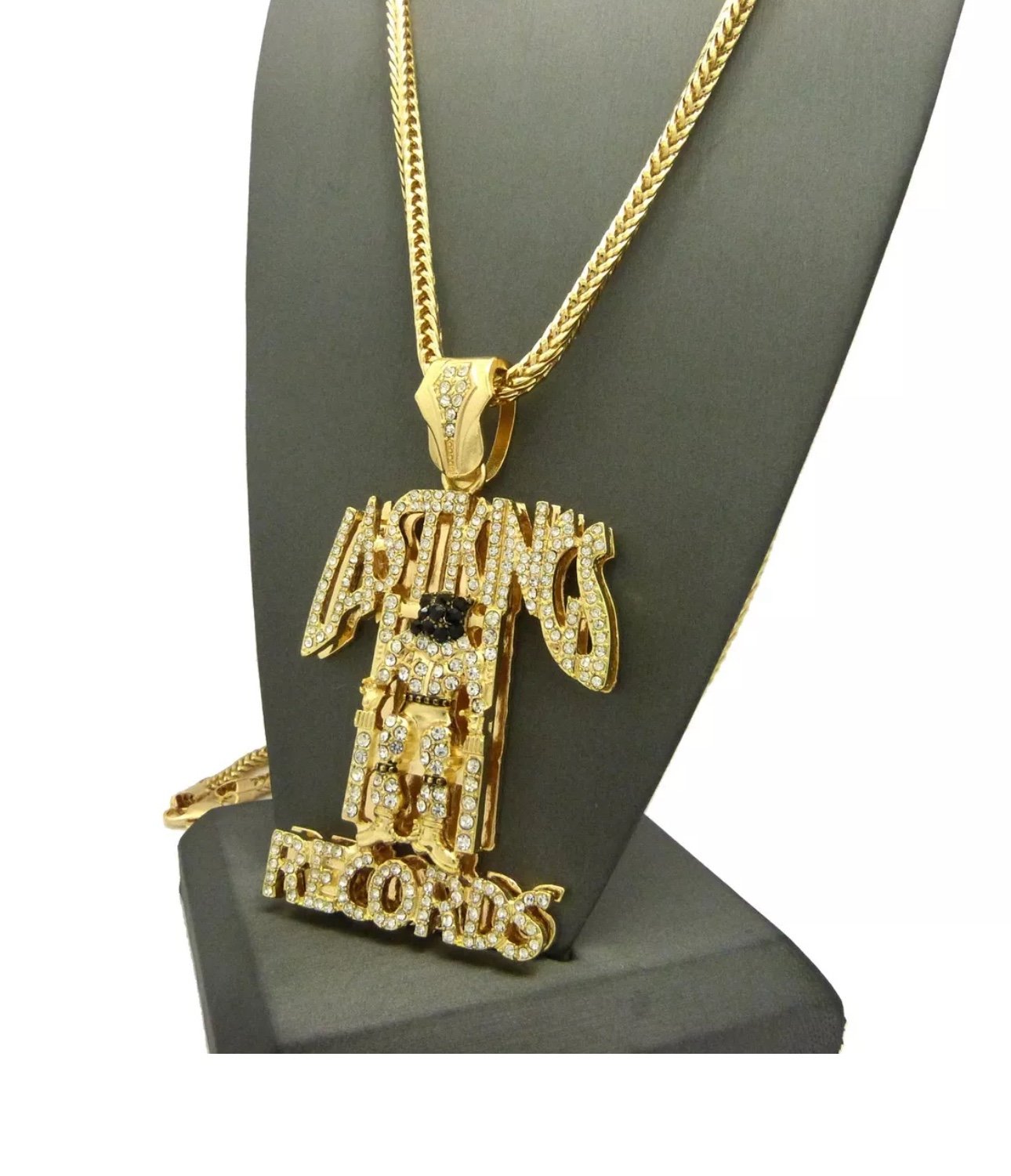 LIMITED TIME MEGA SALE! 14K Gold Plated Iced Out Diamond Simulated Chain